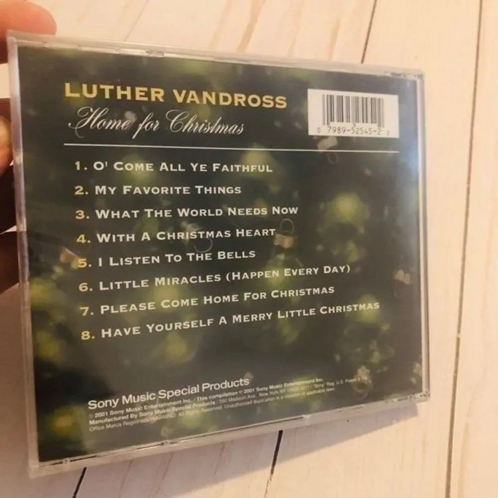 Home For Christmas Luther Vandross Sony CD, 2001 sealed 8 hits